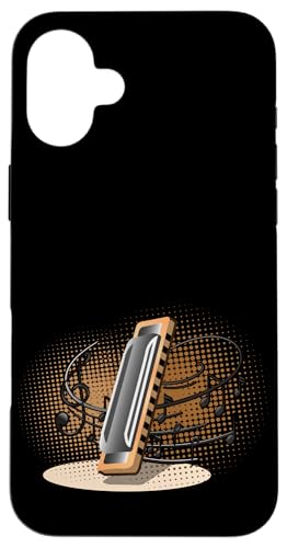 Blues Harmonica Design mouth organ harmonicist X}zP[X iPhone 16 Plus p