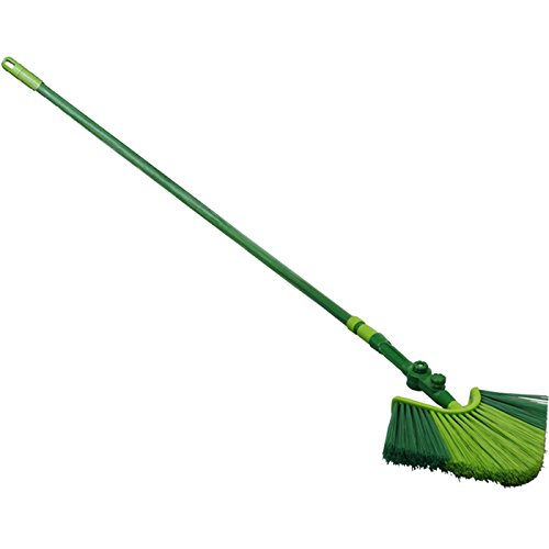 Preisvergleich Produktbild Bürstenmann Eckenbesen mit Teleskopstiel in grün