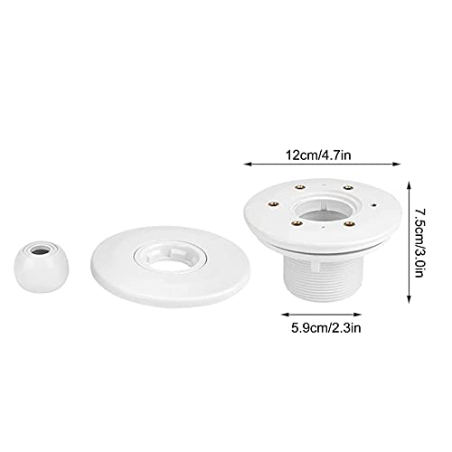 AADEE 360 Rotatie Zwembad Nozzle, Huishoudelijke Zwembad Plastic Film Inlaat En Outlet Plastic Film Pool Riolering… - Image 5