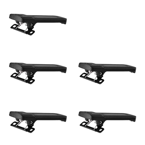 Bingfu Gürtelclip Ersatz für Walkie Talkie Zwei-Wege-Radio, kompatibel mit Baofeng H-777 BF-666S BF-777S BF-888S UV-5R UV-5RA UV-5RB UV-5RC 5RD 5RE 5RE+ Zwei-Wege-Radio-Serie Modellradio, 5 Stück