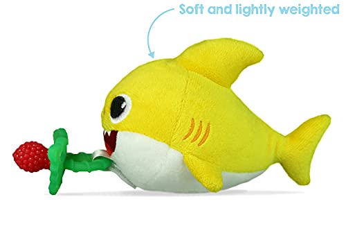 image for Baby Shark - RaZbuddy RaZberry Teether/Pacifier Holder w/Removable Bab