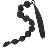 FOMIYES Bubble Ponytail Wig drawstring ponytail for black women ponytail extension for black women afro wig synthetic bubble ponytail extension Miss extend hair High temperature wire