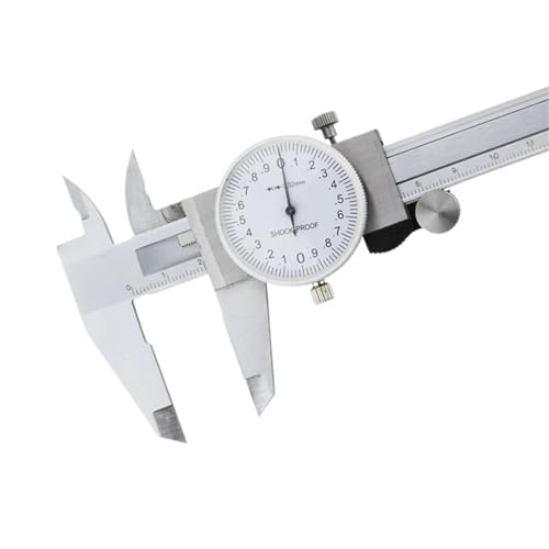 dial Calipers Vernier Caliper Professional Pachymeter Carpentry Tools Measuring Tool Micrometer Ruler Stainless Steel Pachometer Dial Caliper