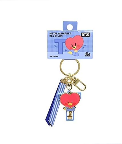 BT21Metal Alphabet Key Chain TATA