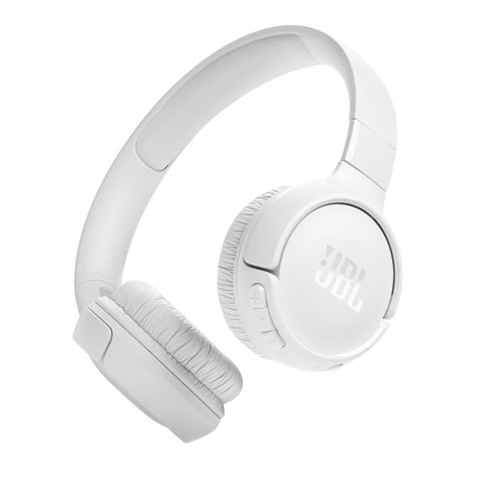 JBL Tune 520 BT - Auriculares inalámbricos supraaurales, Color Blanco