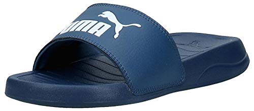 PUMA Popcat 20, Zapatos de Playa y Piscina Unisex Adulto, Azul (Dark Denim White), 47 EU