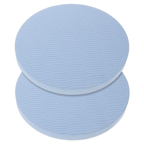 BESPORTBLE 2pcs Elbow Support Pads for Yoga Extra-Thick Comfortable Workout Cushions Non-Slip Balance Protection for Elbows and Wrists Lightweight Durable Design Dark Blue