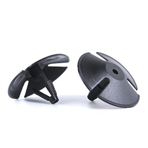 Xislet 2 Pack Front Windshield Washer Nozzles Compatible With Jeep, Dodge Ram, Chrysler Pt Cruiser Replaces Oem #: 5113049Aa, 4805742Ab - Included Hood Insulation Retainers #TOP3