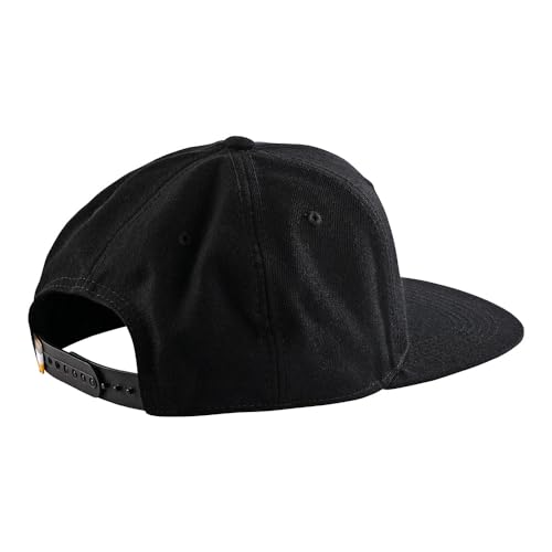 Troy Lee Designs - Flat Bill Snapback; Speed Black OSFA2