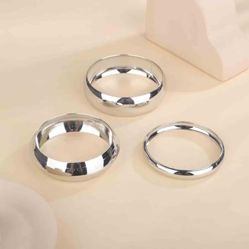 Sora Tuki Modern Chunky Gold Cuff Bracelet for Women – Elegant Thick Silver Bangle Statement Jewelry - Image 5