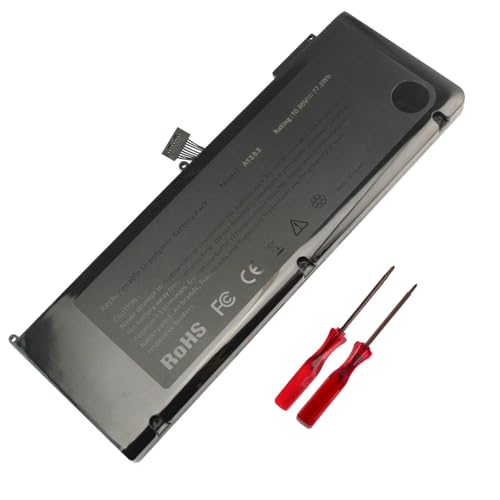 Image of ASUNCELL A1382 A1286 Laptop Battery for 15 inch MacBook Pro 8,2 9,1 MacBook Pro Battery A1286 (Mid 2012 Early 2011 Late 2011)