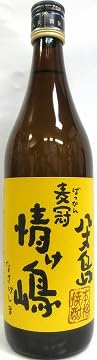 Amazon.co.jp: 本格焼酎 25° 麦冠（ばっかん） 情け嶋 700ml
