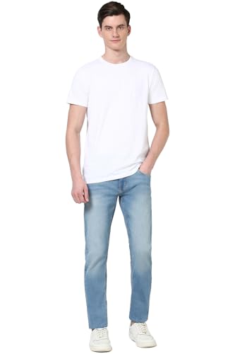 Image of Peter England Men Mid Rise Everyday Skinny Fit Jeans