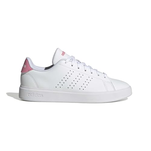 Image of adidas Womens Advantage Lace Up Sneakers Shoes Casual - White