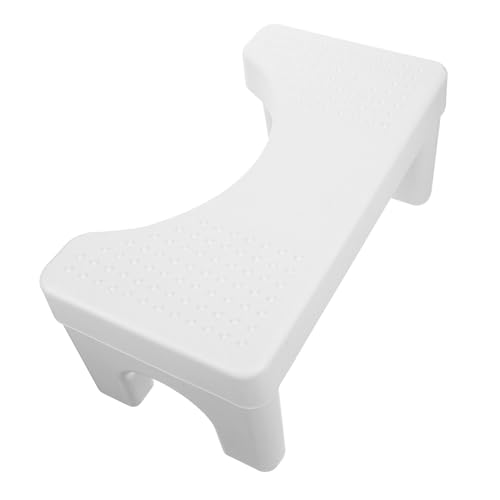 MOLUCKFU Toilet Seat Riser Sturdy and Stable Squatting Stool for Comfortable Bathroom Use
