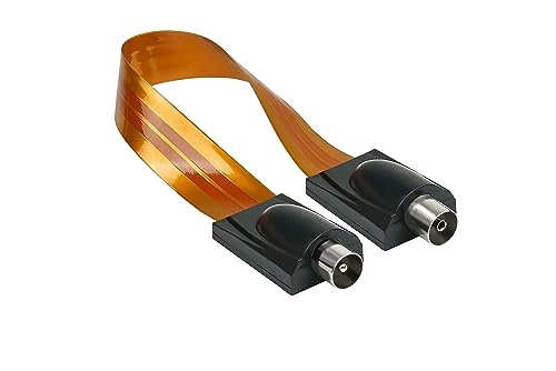 ARLI Fensterdurchführung Vergoldet Für Sat TV HD 4K Flachkabel Ultra Slim Kabelzubehoer 10 Tlg S0b0c00h