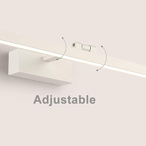 Led applique salle de bain noire 90cm lumière blanc froid - 5