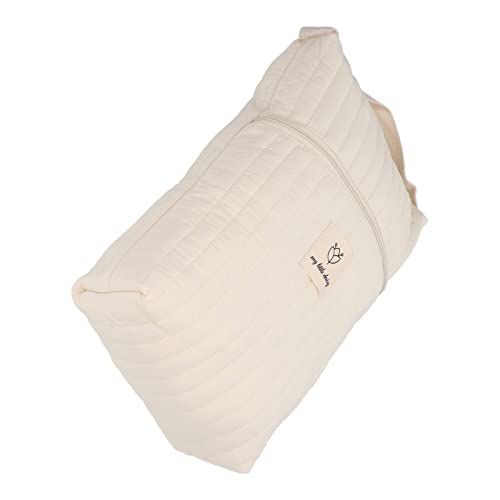 Bolso organizador de pañales portátil de algodón miniatura 5