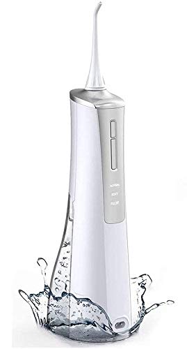 Cordless Water Dental Flosser Portable Oral Irrigator for Teeth Braces Rechargeable IPX7 Waterproof Teeth Cleaner for Home Travel