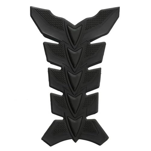 Protecteur universel de protection de réservoir 3D noir pour moto