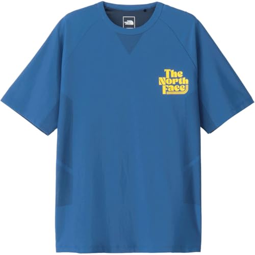 THE NORTH FACE (ザノースフェイス) 半袖 カットソー Tシャツ S/S Free Run Spiral Crew マウンテンブルー S
