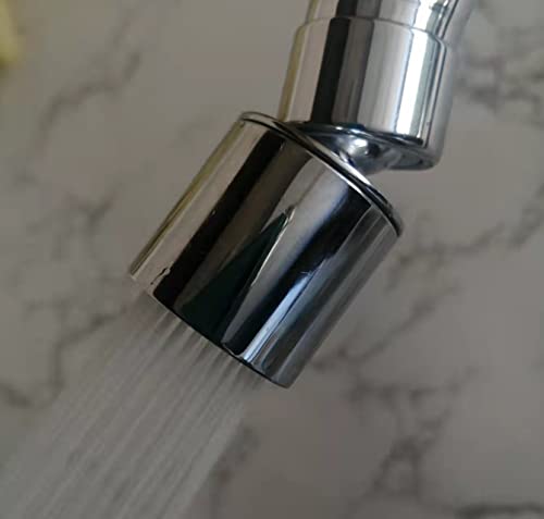 Kitchen And Bathroom Faucet Nozzle Aerator,Faucet Extender, 360 Degree Swivel Dual Flow Sprayer For Sink Tap Head, Rotatable 2 Function Water Splash Filter #TOP1