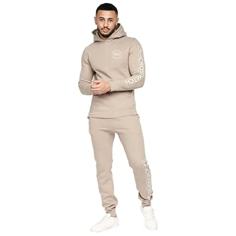 Crosshatch Men's Hooded Tracksuit Set Cover
