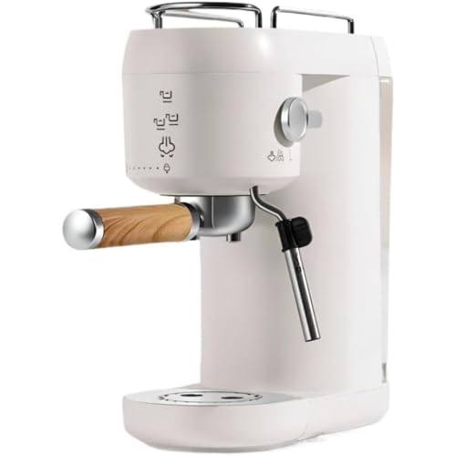 エスプレッソマシン半自動コーヒーマシン 人気 エスプレッソマシン ミルク泡立て機能付き 20Bar圧力 取り外し可能な水タンク 1000ML 大容量 家庭用半自動小型ミルクフォーム/ラテアート/スチーム ステンレス 洗いやすい エスプレッソマシン 小型家族