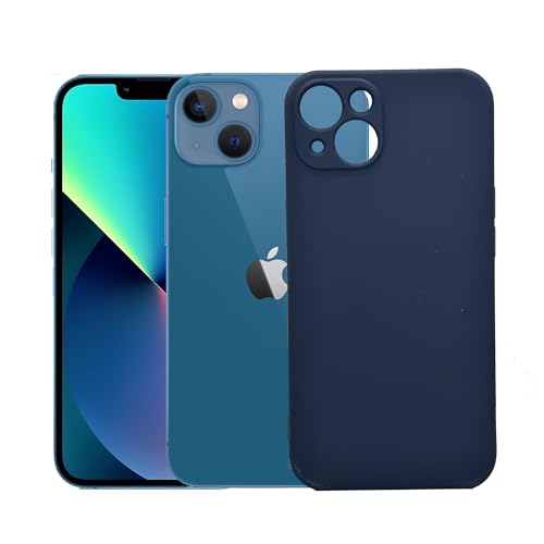 Amazon Basics Liquid Silicone Cover Compatible with iPhone 14 / iPhone 13 | Microfiber Lining on Inside | Full Body Protection with Wireless Charging Support - Navy Blue (B0CZT5NP11) Amazon Price History, Amazon Price Tracker