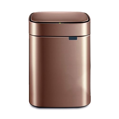 Caneca de Basura Automática Ovalada de Acero Inoxidable 12L