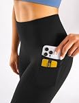 Yogaration Leggings pour les femmes, pantalons de yoga avec poches à double layer, longueur pleine haute, stretchy et non-see-through