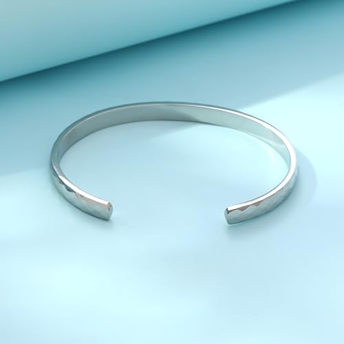 Women's Cuff Bracelet, Available in Dual Gold and Silver Tones, made from 316 Stainless Steel, Serves as a Christmas and Birthday Gift Jewelry for Women3