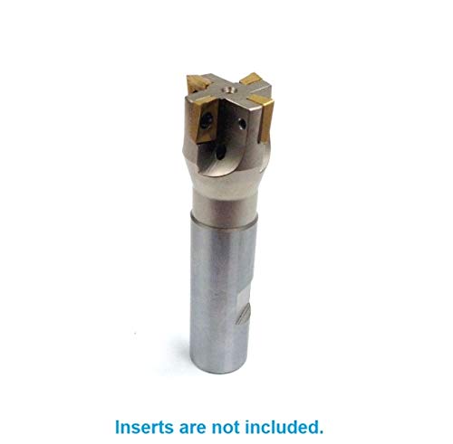 Image of HHIP 5822-1608 Square Shoulder Coolant-Thru Indexable End Mill, 1 inch Cutter Diameter, 3 /4 inch Shank, 4 Flute, 0.71 inch Flute Length, 3.50 inch OAL, 1 inch Cutter Diameter
