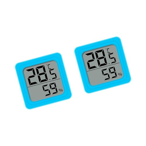 Hochpräzises Radio Hygrometer Thermograph Kleines ABS Gehäuse Live Beobachtung Ideal Für Büsche Tierunterkünfte Multifunktionaler LCD Hygrometer Thermograph