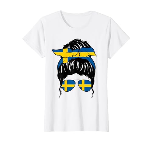 Schwedisches Mädchen Schweden Schwedische Flagge Stolze...