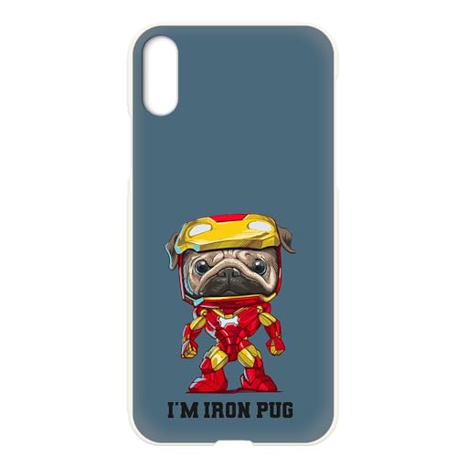 Xperia Ace ll SO-41B 用 スマホケース エクスペリアエース2ケース アイアンぱぐ パロディ あにまる いぬ柄 いんでぃごぶるー 携帯 ハードカバー hbcbs04