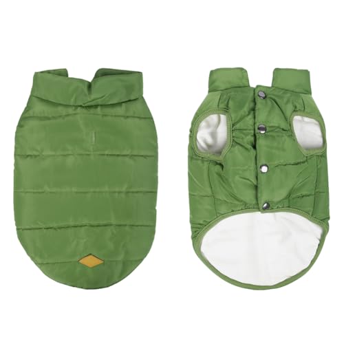 Meiwash Hundejacke, warm, für den Winter, gefüttert, für französische Bulldogge oder Mops