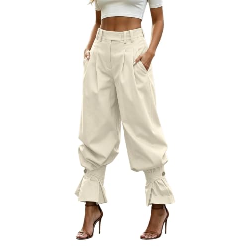 Pantalones plisados cómodos que estilizan la silueta femenina