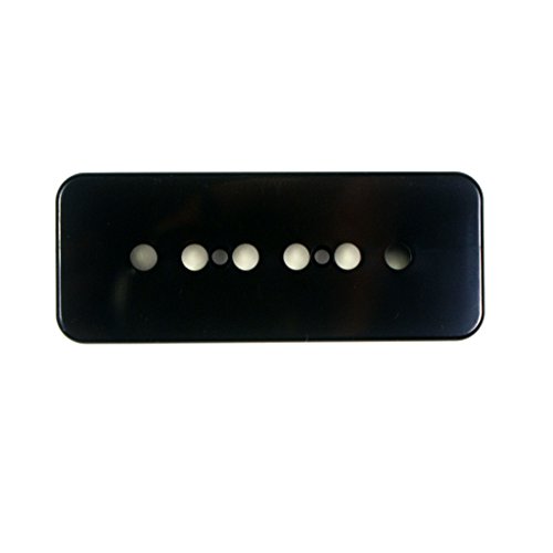 P-90 Soap-bar Pickup Cover 50mm Polepiece spacing, Black (1)