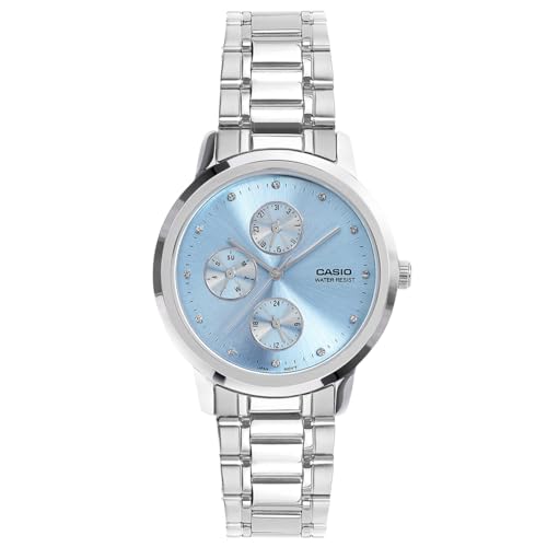 Image of Casio Enticer Ladies LTP-SN6KD-2A Analog Ice Blue Dial Watch (A2492)