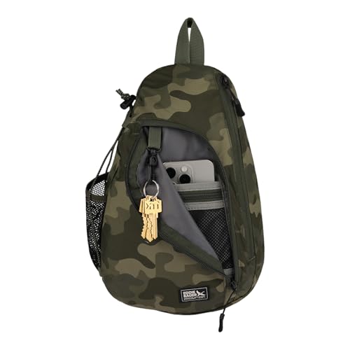 Image of Eddie Bauer Ripstop 8L Shoulder Sling Pack with Padded Air-Mesh Adjustable Crossbody Strap for Right or Left Handed Fit - Camo