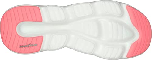 Skechers Women's Performance, GO Run Swirl Tech - Outbreak Running Shoe White Blue Pink