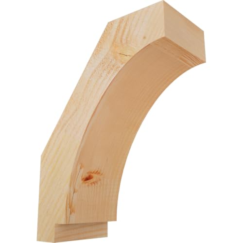 Ekena Millwork BRC06X12X16IMP00RDF 6"W x 12"D x 16"H Imperial Rough Sawn Knee Brace, Douglas Fir