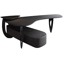 Office Desk Modern Corner Executive Office Desk with Side Cabinet, Large Writing Table PC Workstation with Storage, Black200cm
