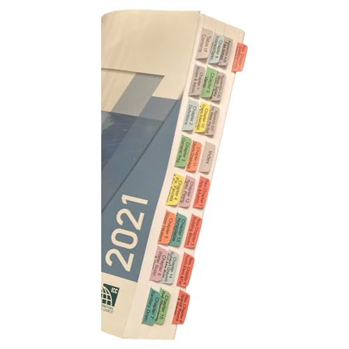 IPC 2021 Book Tabs Laminated