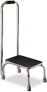 DMI Step Stool with Handle for Adults and Seniors, Heavy Duty Metal Stepping