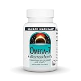 Source Naturals Omega-7 Sea Buckthorn Fruit Oil, Non-GMO, Vegan-Sourced for Health and Vitality* - 60 Vegan Softgels
