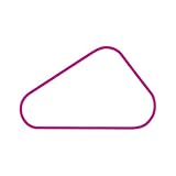 Pocono Raceway Track Map 6" Vinyl Sticker Car Decal (6" Hot Pink)
