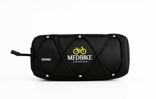 MEDBIKE LONDON Waterproof Bike Handlebar Bag Multi-Use Cycling Pouch & Crossbody Bag | Phone, Tools & Accessories Storage – Compact, Durable & Lightwe