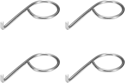 4 Stück Radmutterkappen Abzieher, Radmutterkappen, Radschraubenkappen Werkzeug, Edelstahl Kappe Demontage Werkzeug Haken, Abziehhaken Radschraubenkappen, Felgendeckel Zange, Abziehhaken, Kappenzieher